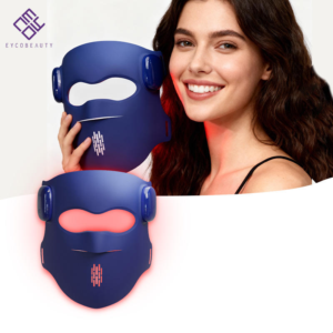 EYCO Red Light Therapy Mask for Acne Treatment - 72 LED 7-Color Photon LED Face Mask, Home Use