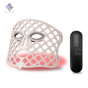Eycobeauty Beauty LED mask – Red Light & Infrared Light Therapy Face Mask for Wrinkles – Blue Light for Acne – Multi-wavelength for Skincare – Rechargeable for Home Use and Travel Model