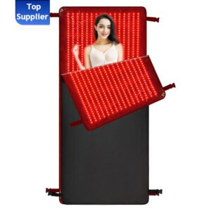 Eycobeauty Large Red Light Therapy Blanket 2560 LEDs Infrared Red Light Sleep Bag for Full Body, Resolve Inflammation, Relieve Joint or Back Pain, Red Light Wrap 660 & 850nm Wavelengths