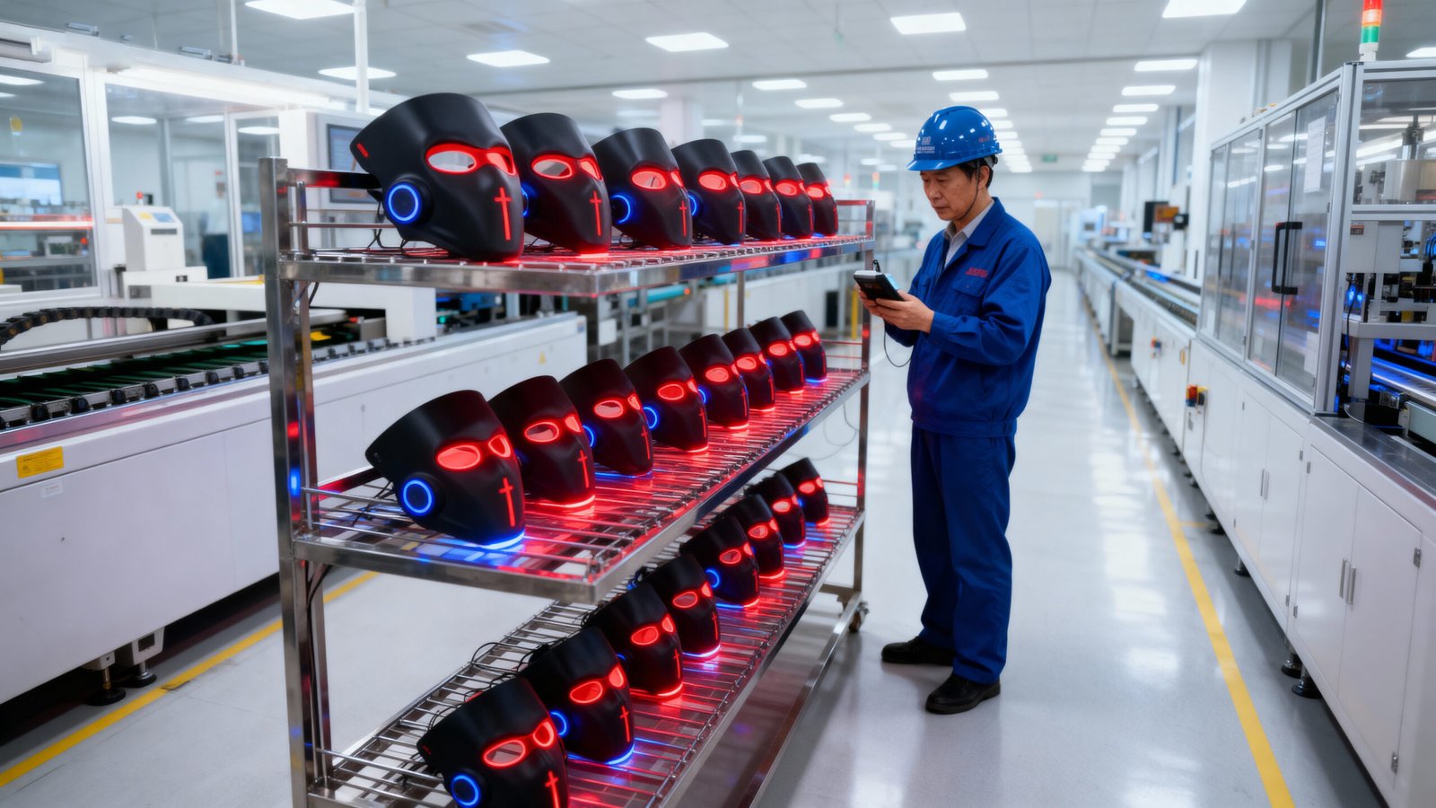 LED therapy Aging testing